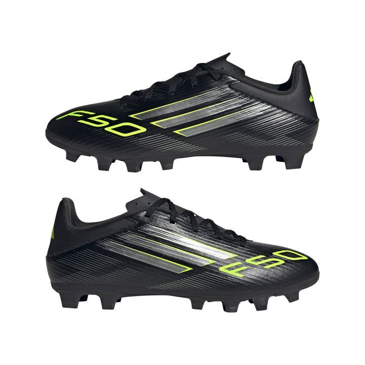 adidas F50 Club Fg/Mg - cblack/ironmt/luclem