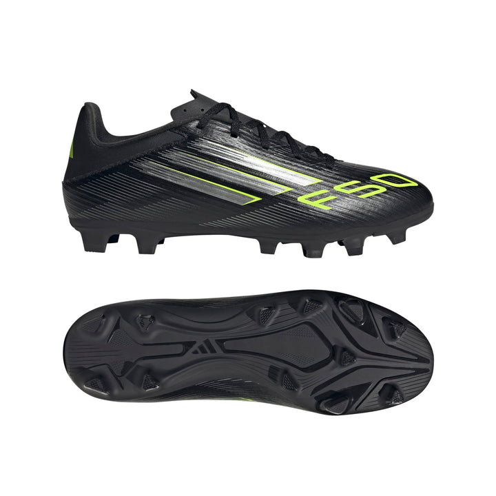 adidas F50 Club Fg/Mg - cblack/ironmt/luclem