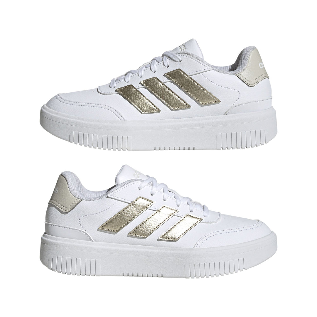 adidas Courtblock Bold - ftwwht/cybemt/orbgry
