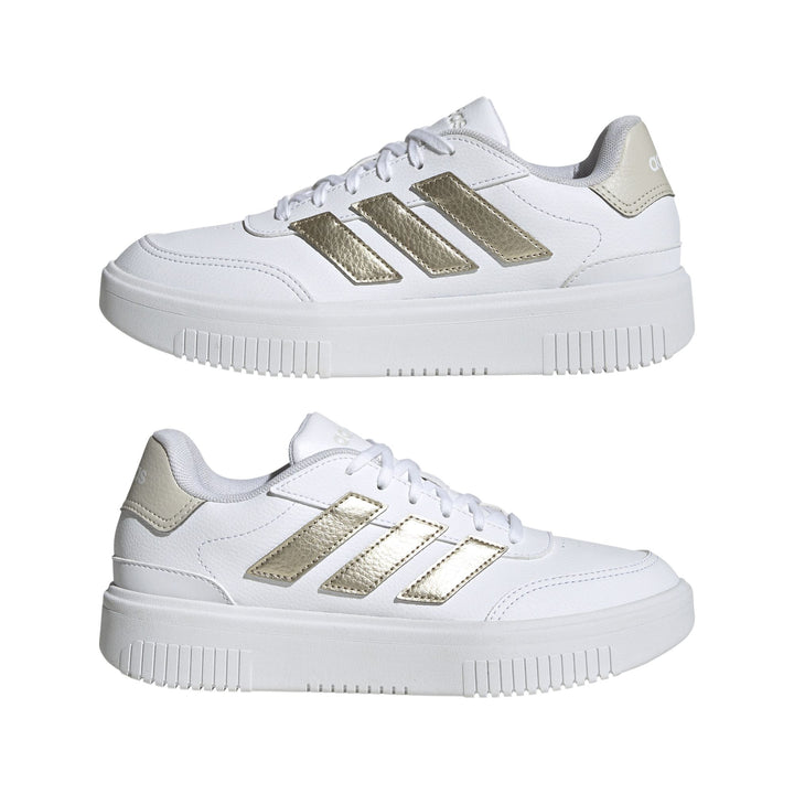 adidas Courtblock Bold - ftwwht/cybemt/orbgry