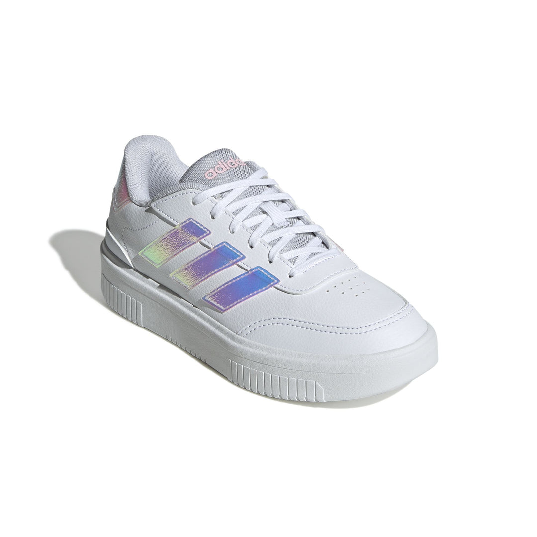 adidas Courtblock Bold - ftwwht/ftwwht/clpink