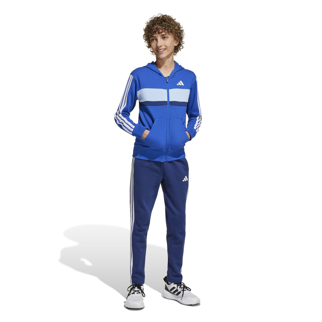 adidas J 3S Tib Fl Ts - royblu/white/globlu