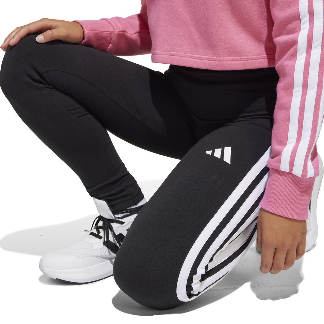 adidas Jg 3S Tib Fl St - pnkfus/white/clpink