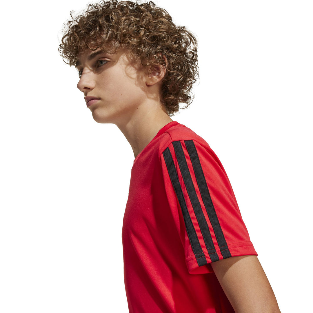 adidas J Tr-Es 3S Tee - purrub/black