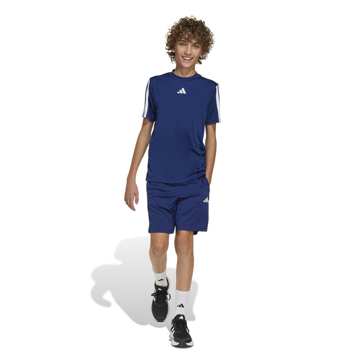 adidas J Tr-Es 3S Tee - dkblue/white