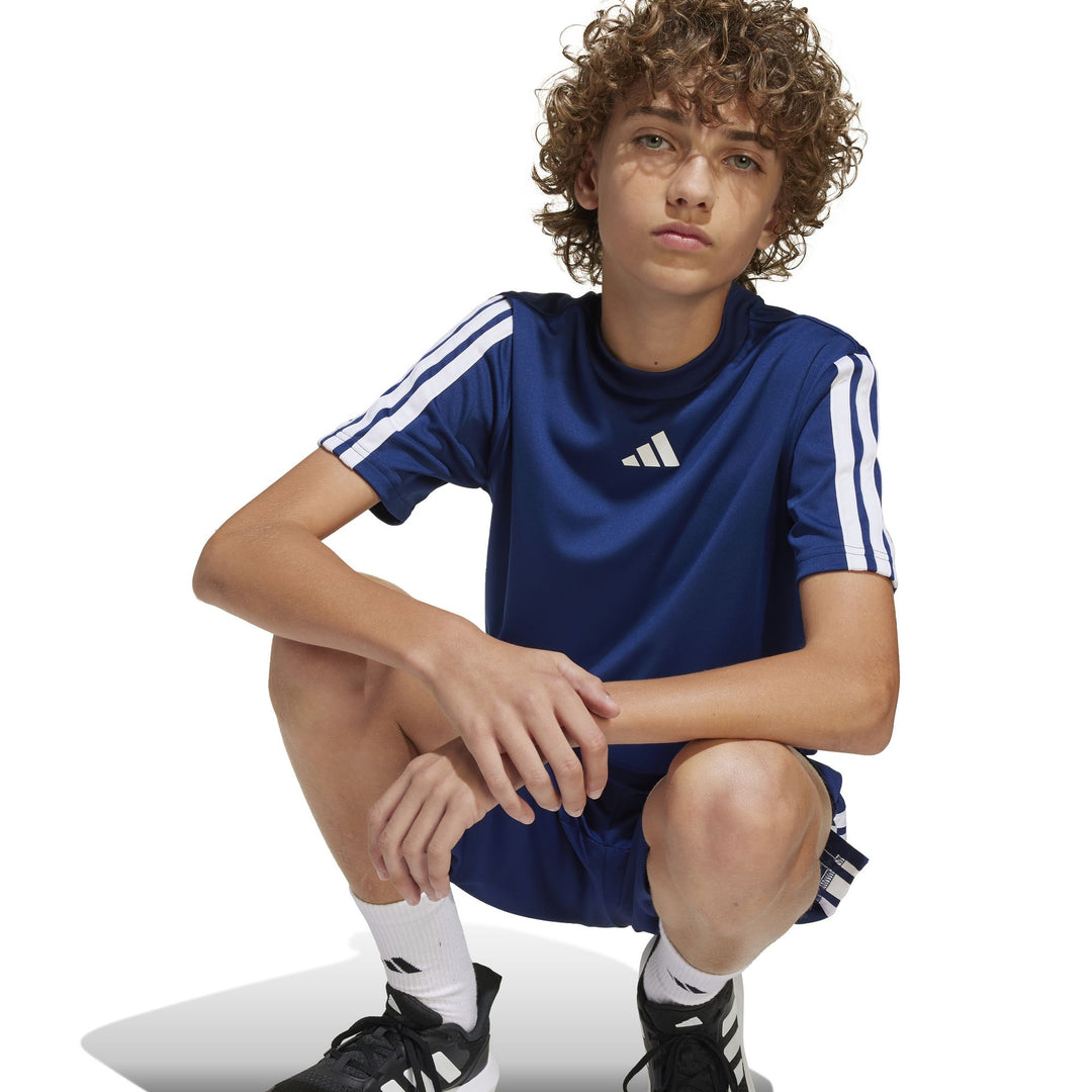 adidas J Tr-Es 3S Tee - dkblue/white