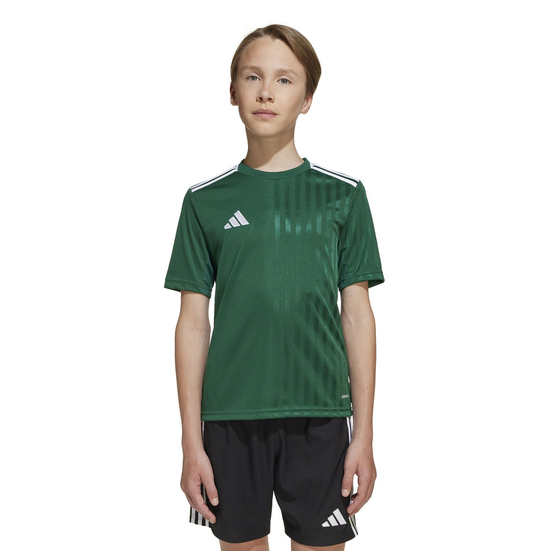 adidas Campeon25 Jsy Y Kinder - drkgrn/white
