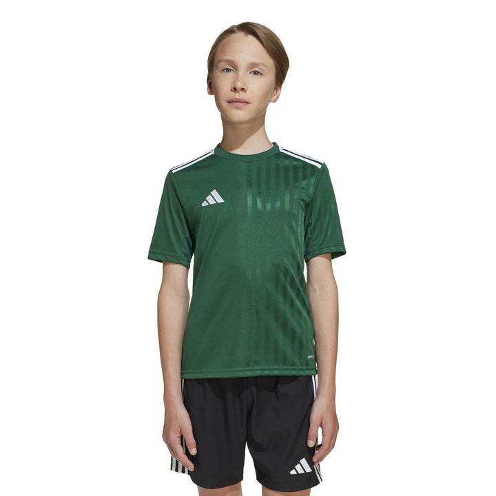 adidas Campeon25 Jsy Y Kinder - drkgrn/white
