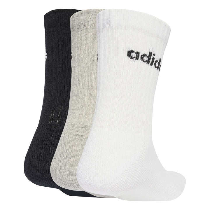 adidas C Lin Crew 6P - mgreyh/white/black