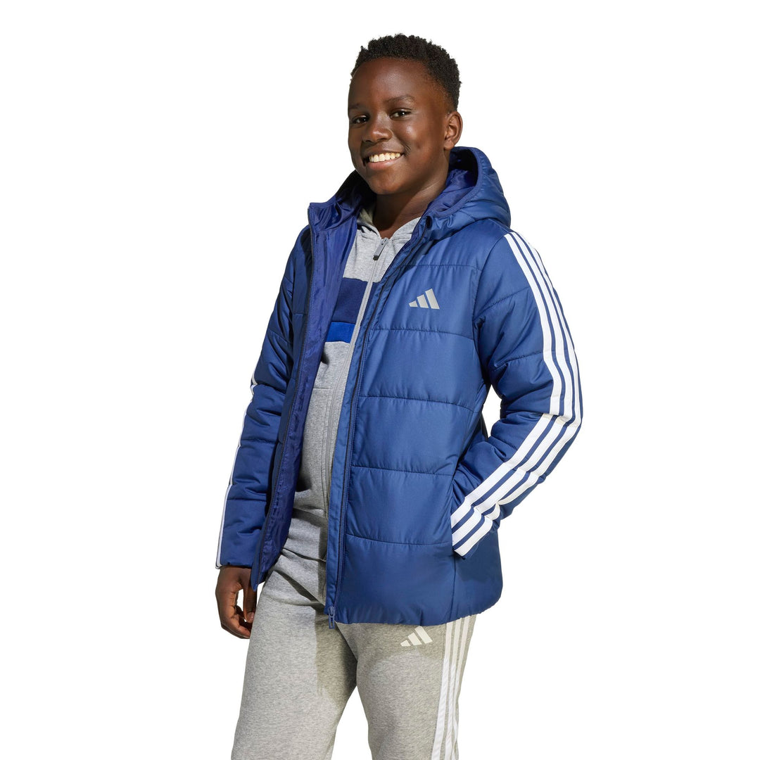 adidas J Ess 3S Jacke - dkblue/white