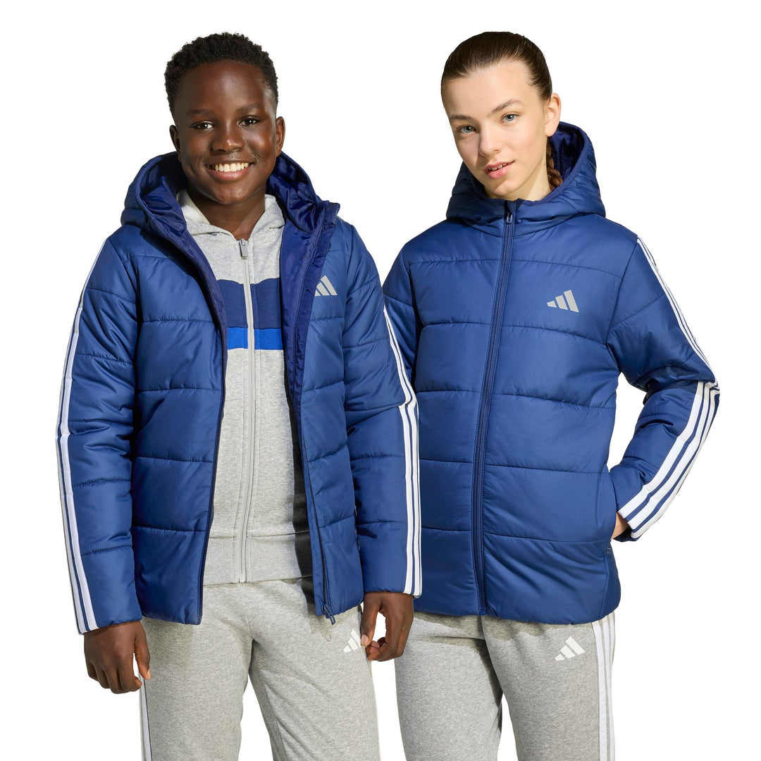 adidas J Ess 3S Jacke - dkblue/white