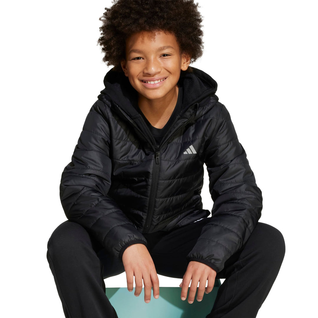adidas J Ess L Pad Jacke - black/refsil