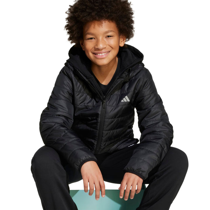 adidas J Ess L Pad Jacke - black/refsil