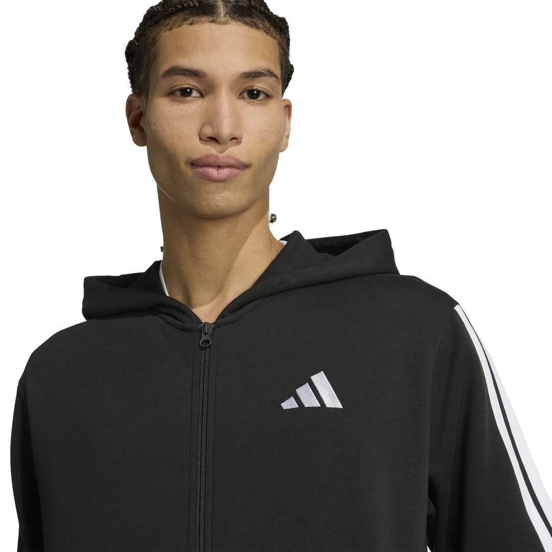 adidas M 3S Fl Hd Ts - black/white