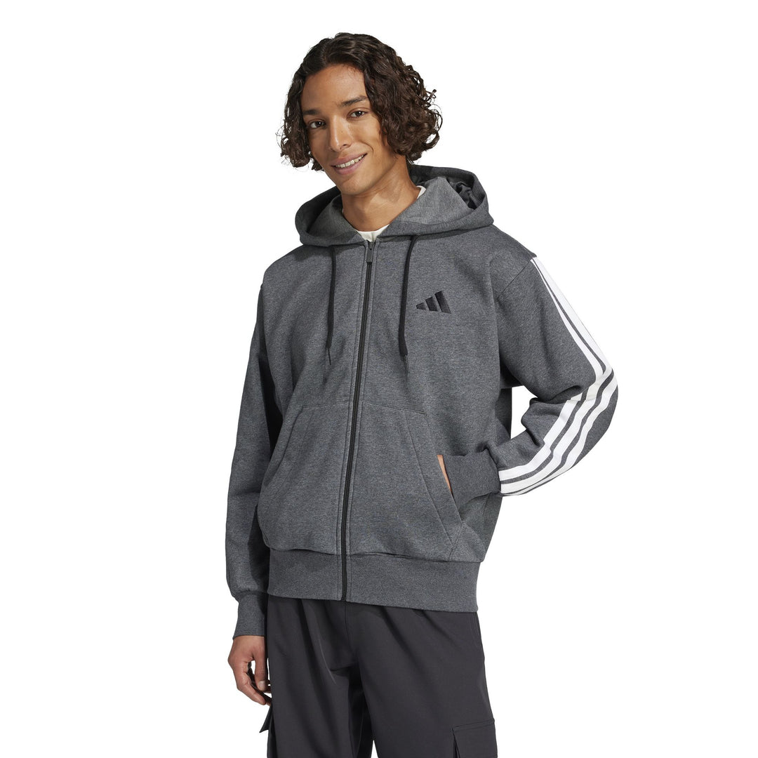 adidas M 3S Fl Fz Hd Kapuzenjacke