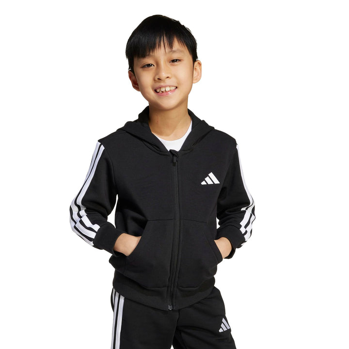 adidas Lk 3S Fl Fz Hd - black/white