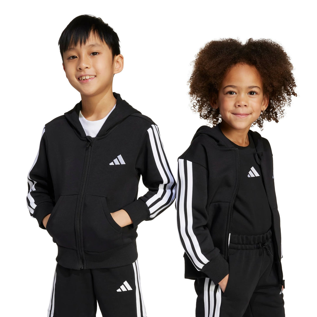 adidas Lk 3S Fl Fz Hd - black/white
