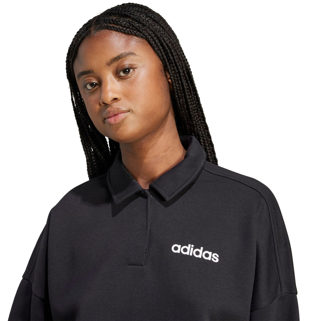 adidas W Lin Fl Polo - black/white