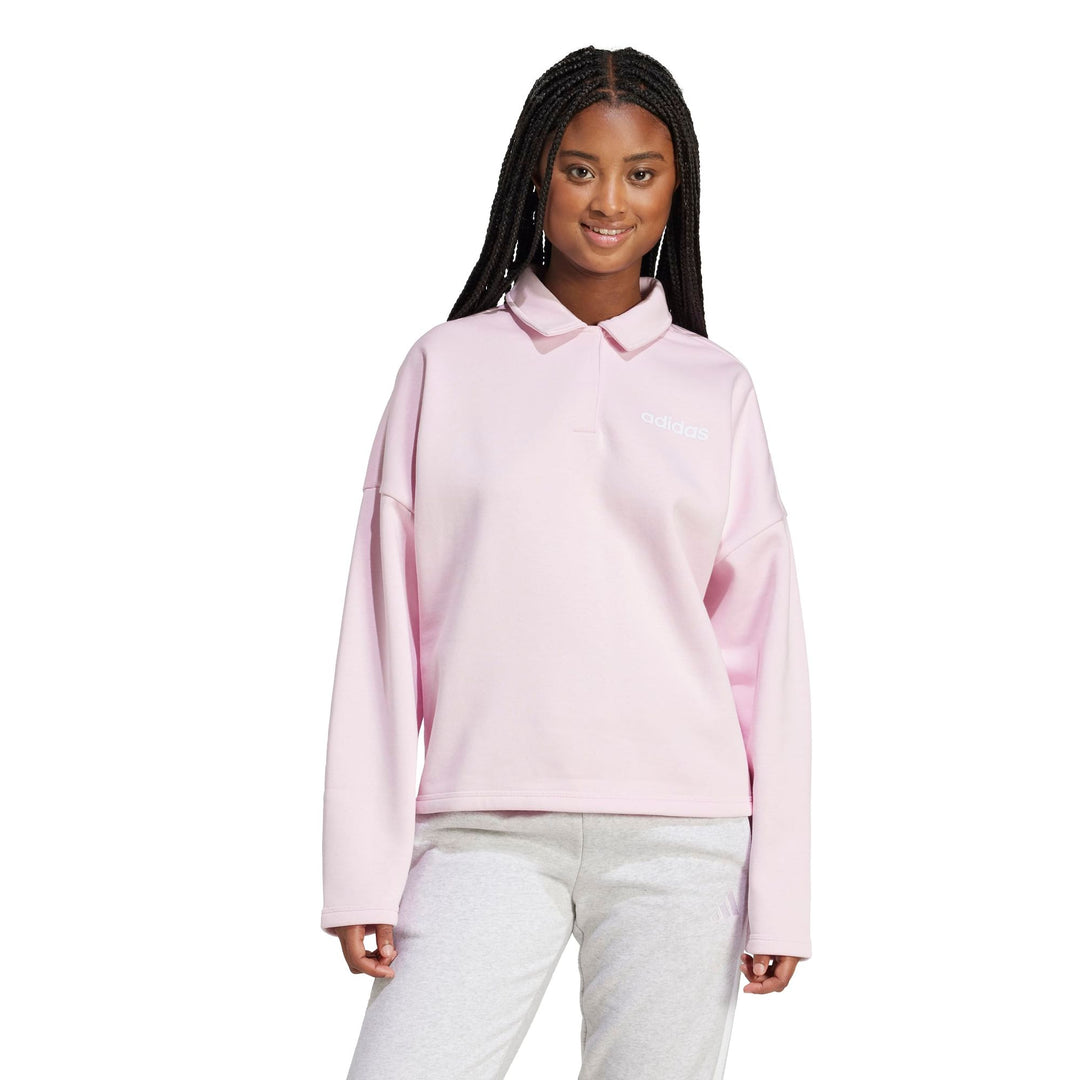 adidas W Lin Fl Polo - clpink/white