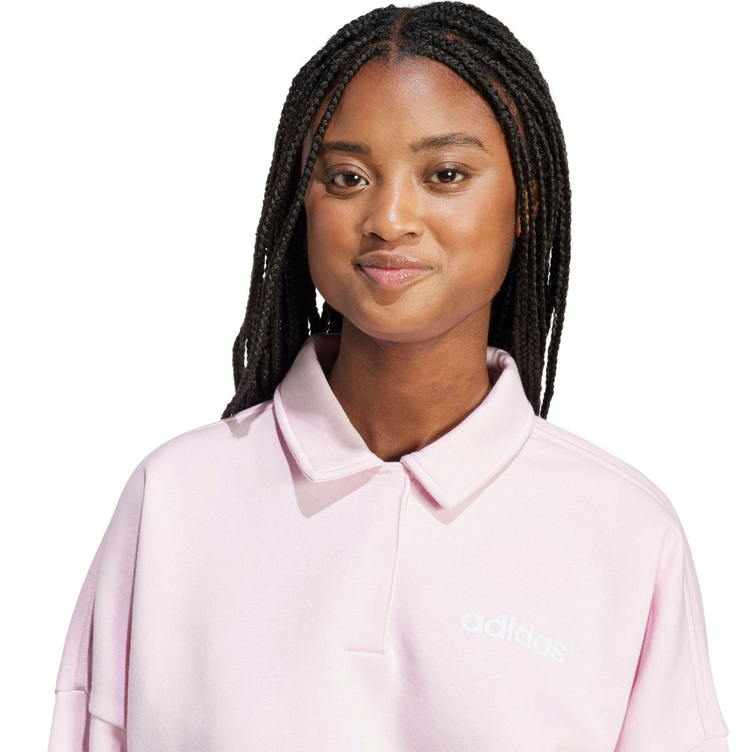adidas W Lin Fl Polo - clpink/white