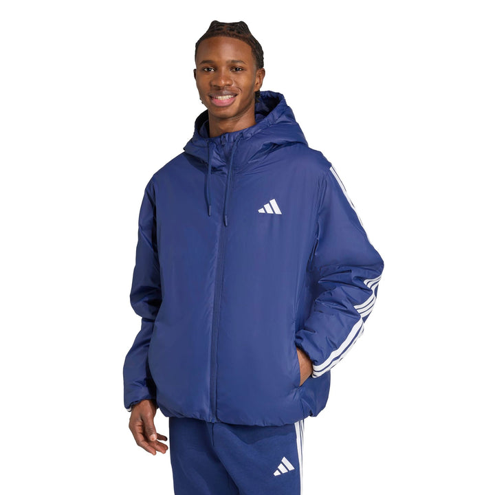 adidas Ess 3S Ins Hd J - dkblue