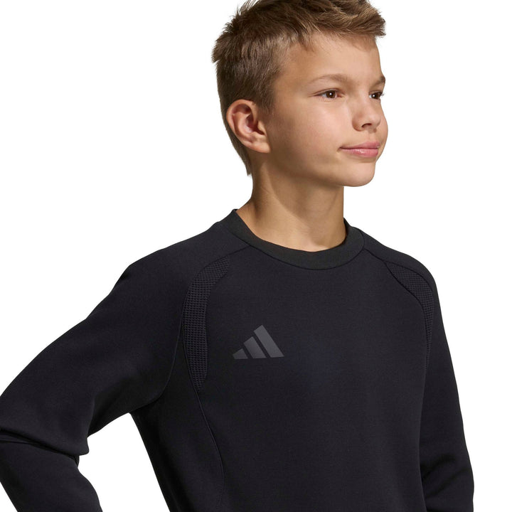 adidas Tt Crew Y Kinder - black/black