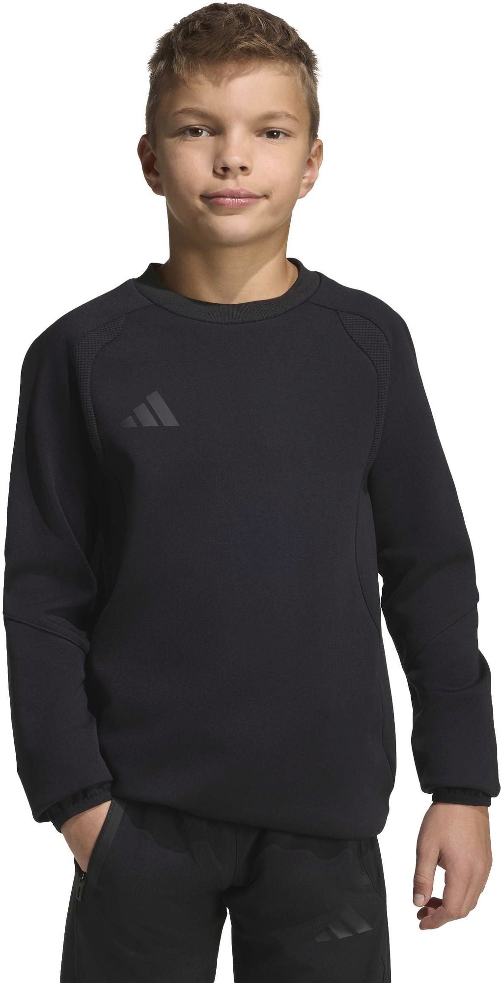 adidas Tt Crew Y Kinder - black/black