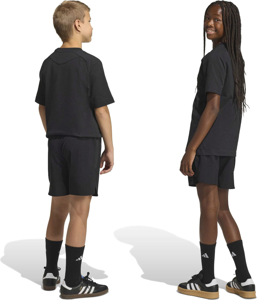 adidas Tt Shorts Y Kinder - black/black