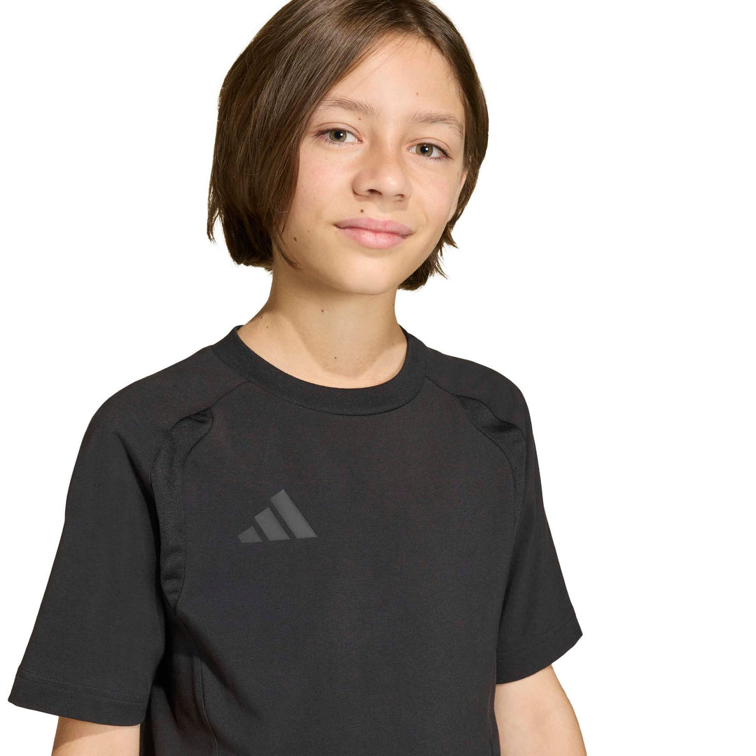adidas Tt Tee Y Kinder - black/black