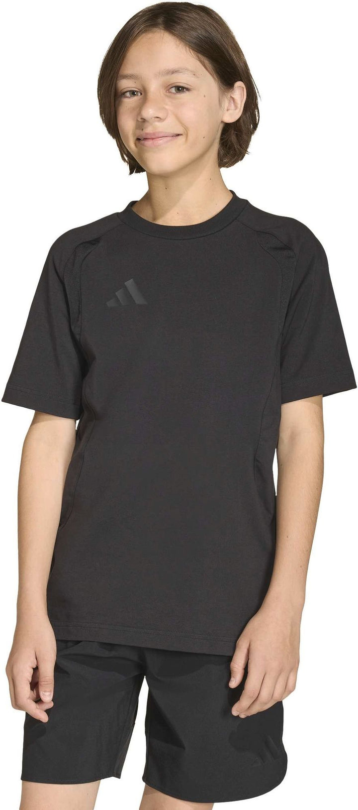 adidas Tt Tee Y Kinder - black/black