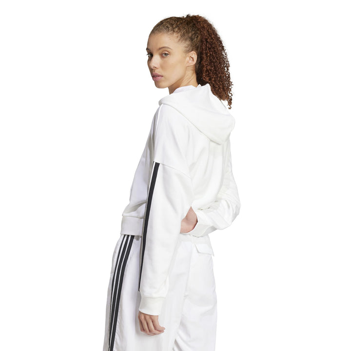 adidas W 3S Ft Qz Hd Sweatshirt