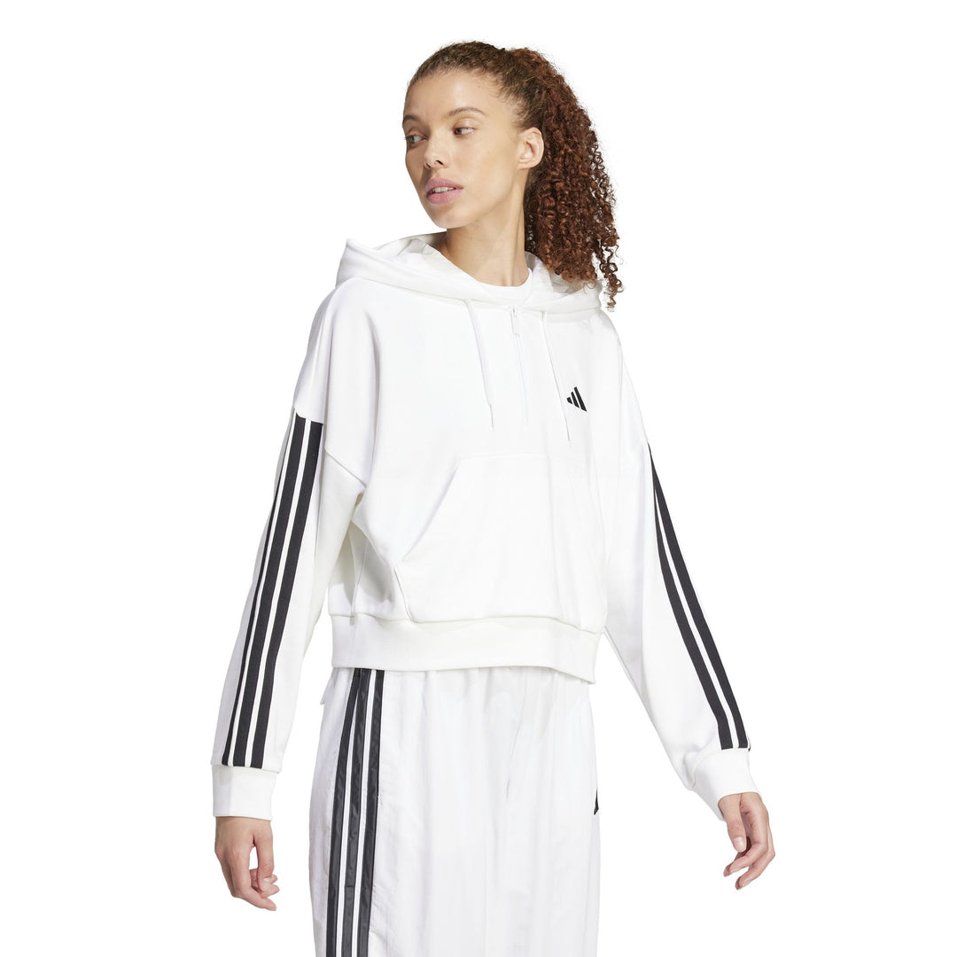 adidas W 3S Ft Qz Hd Sweatshirt
