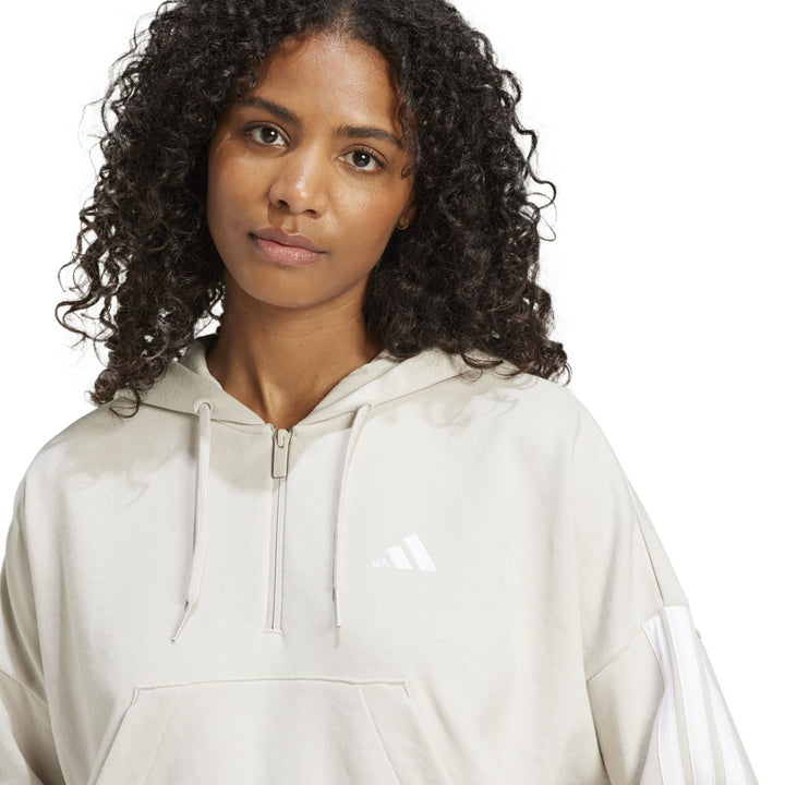 adidas W 3S Ft Qz Hd Kapuzenpullover