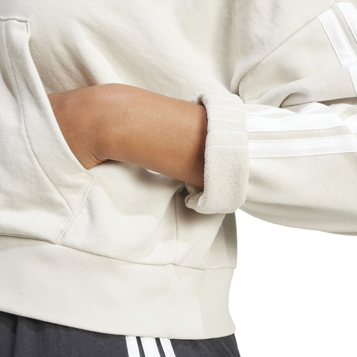 adidas W 3S Ft Qz Hd Kapuzenpullover