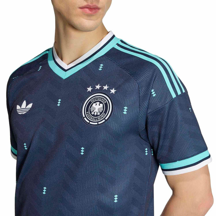 adidas DFB Deutschland Away Herren Trikot Weltmeisterschaft 2026 World Cup - conavy-blau