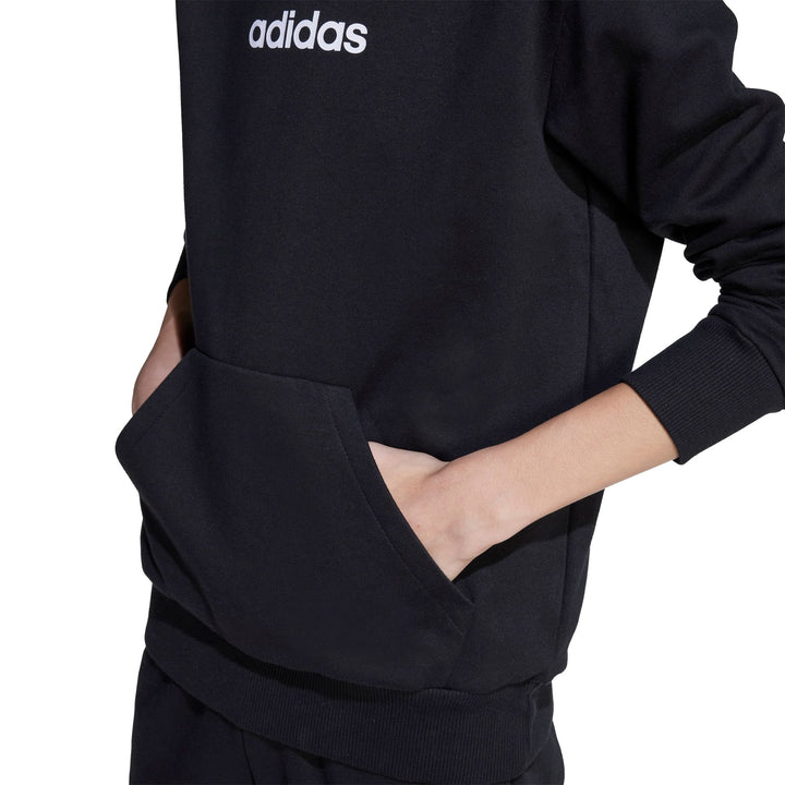 adidas J Lin Fl Hd - black/white