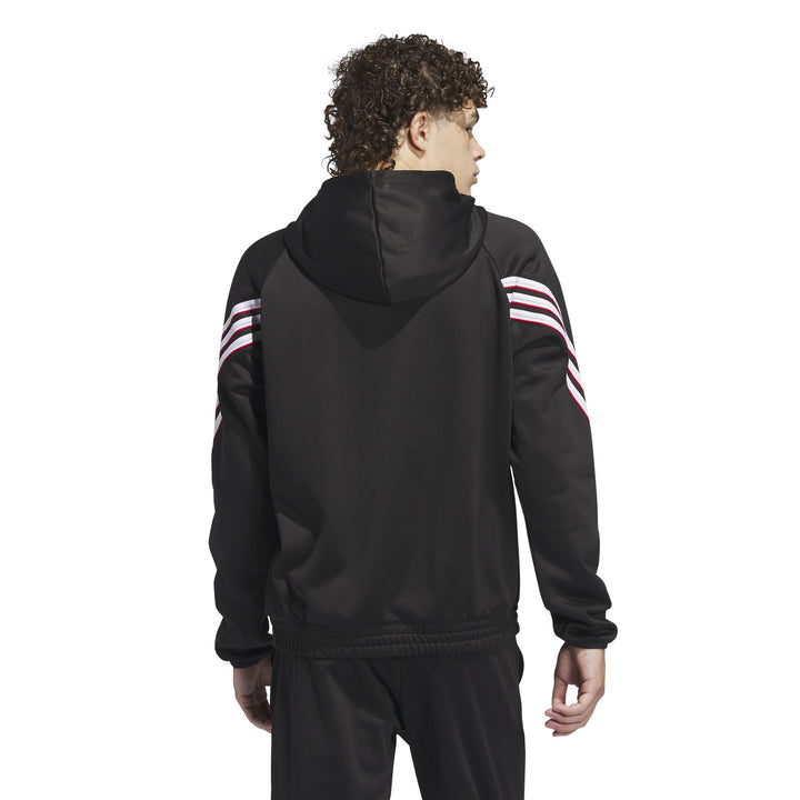adidas Slct Fl Hoodie - black/white