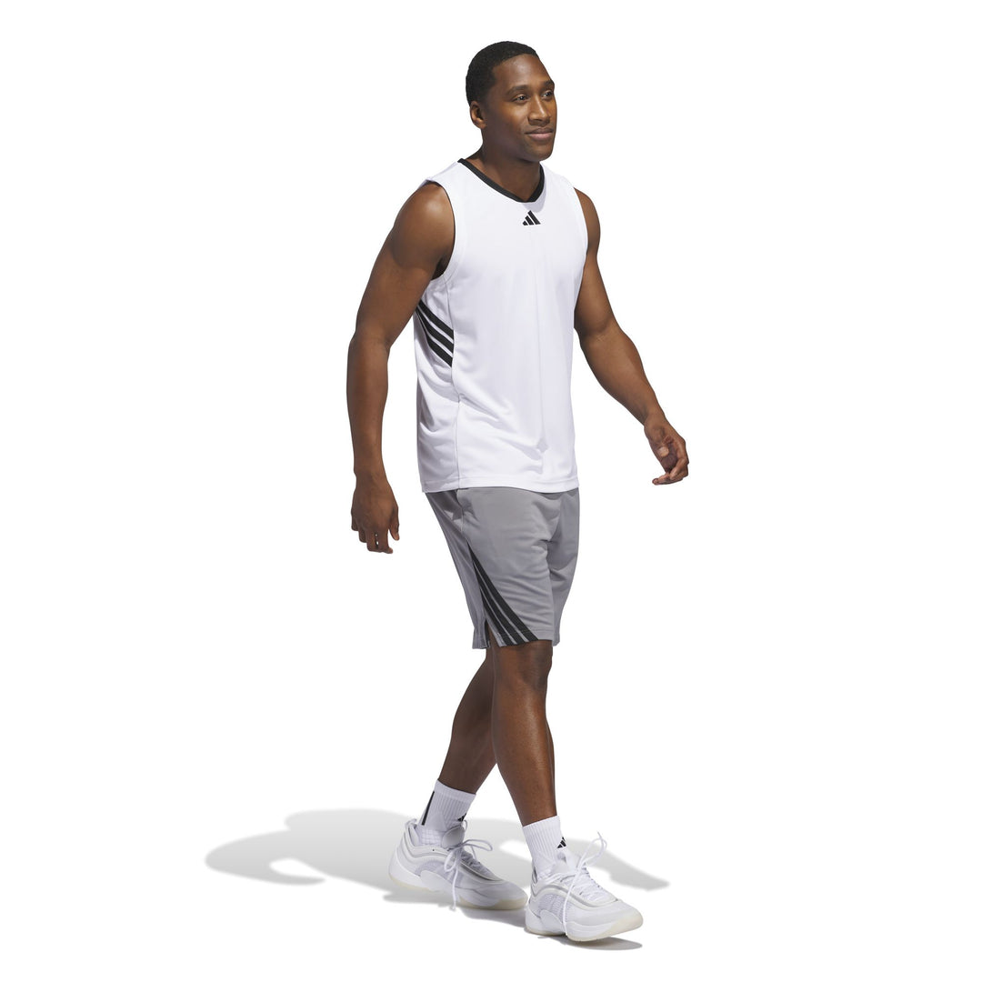 adidas 3-Stripes Short - grethr/black