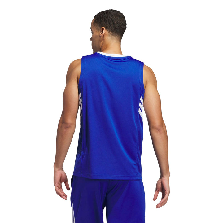 adidas 3-Stripes Tank - royblu/white