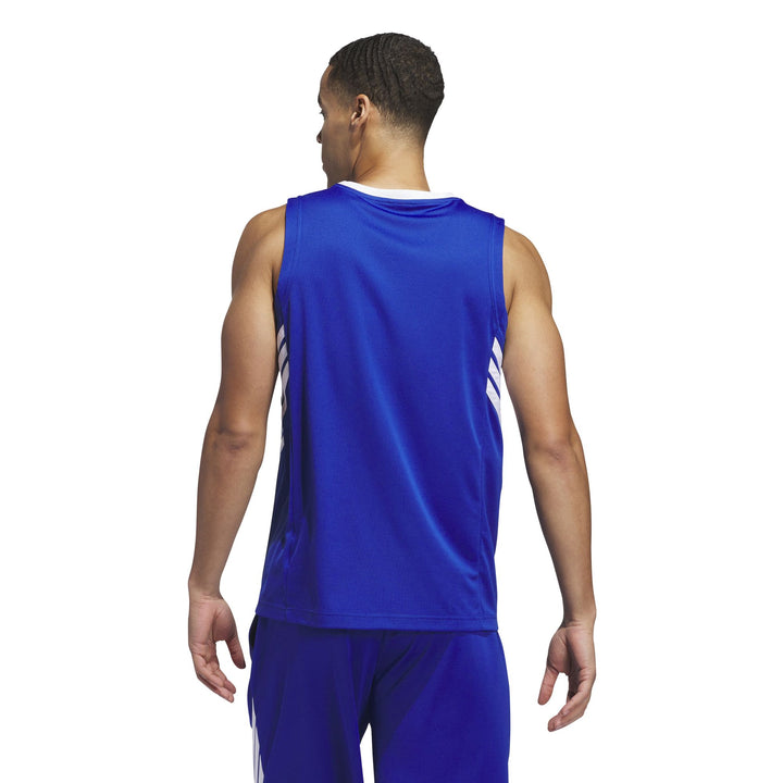 adidas 3-Stripes Tank - royblu/white