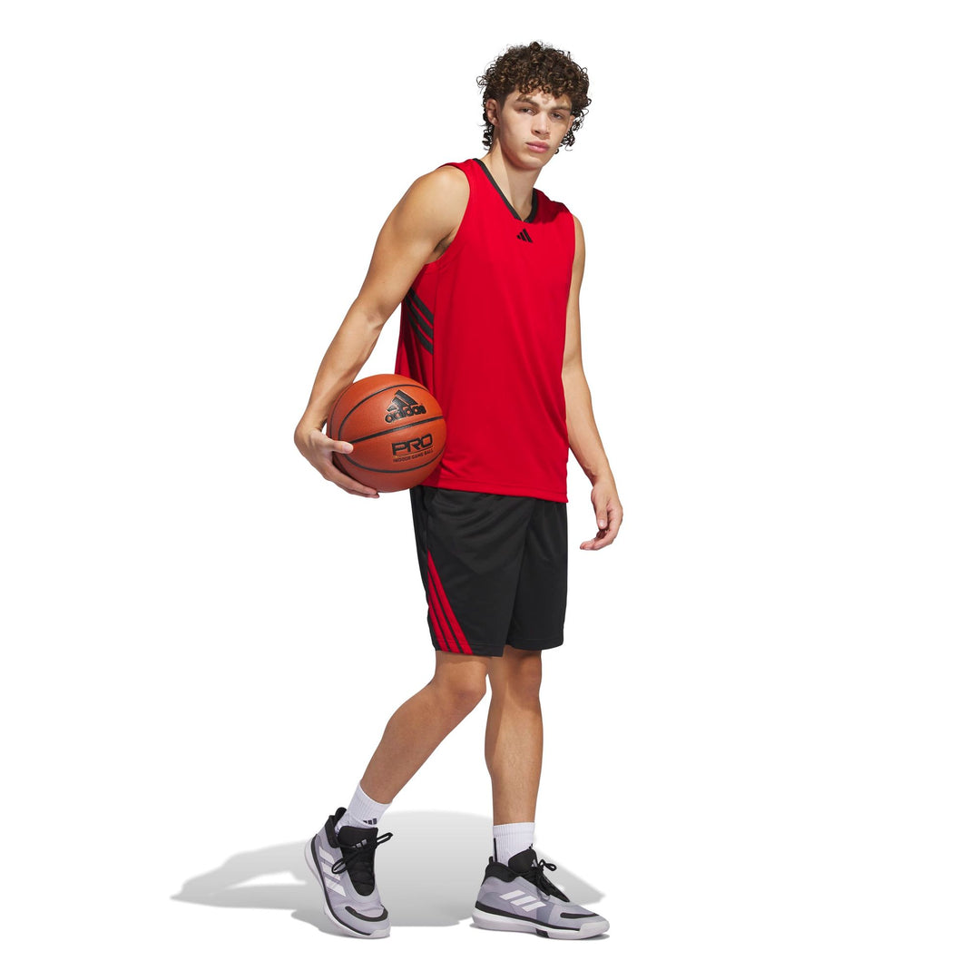 adidas 3-Stripes Tank - tmpwrd/black