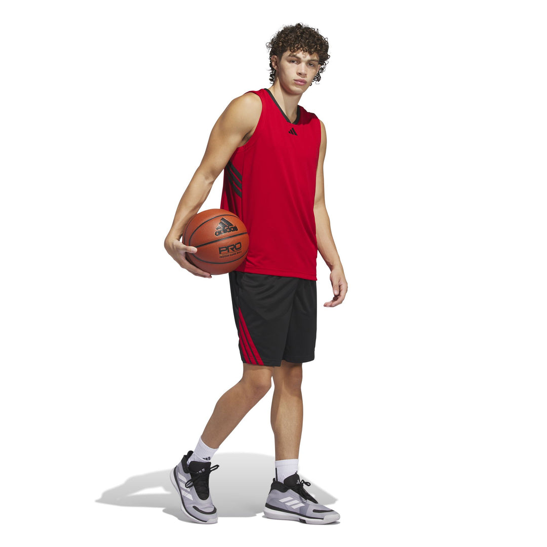 adidas 3-Stripes Tank - tmpwrd/black