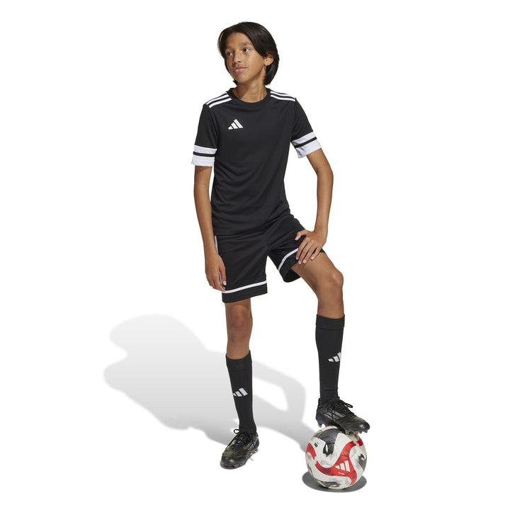 adidas Squadra 25 Short Kinder kurze Sporthose - Black/Black/White