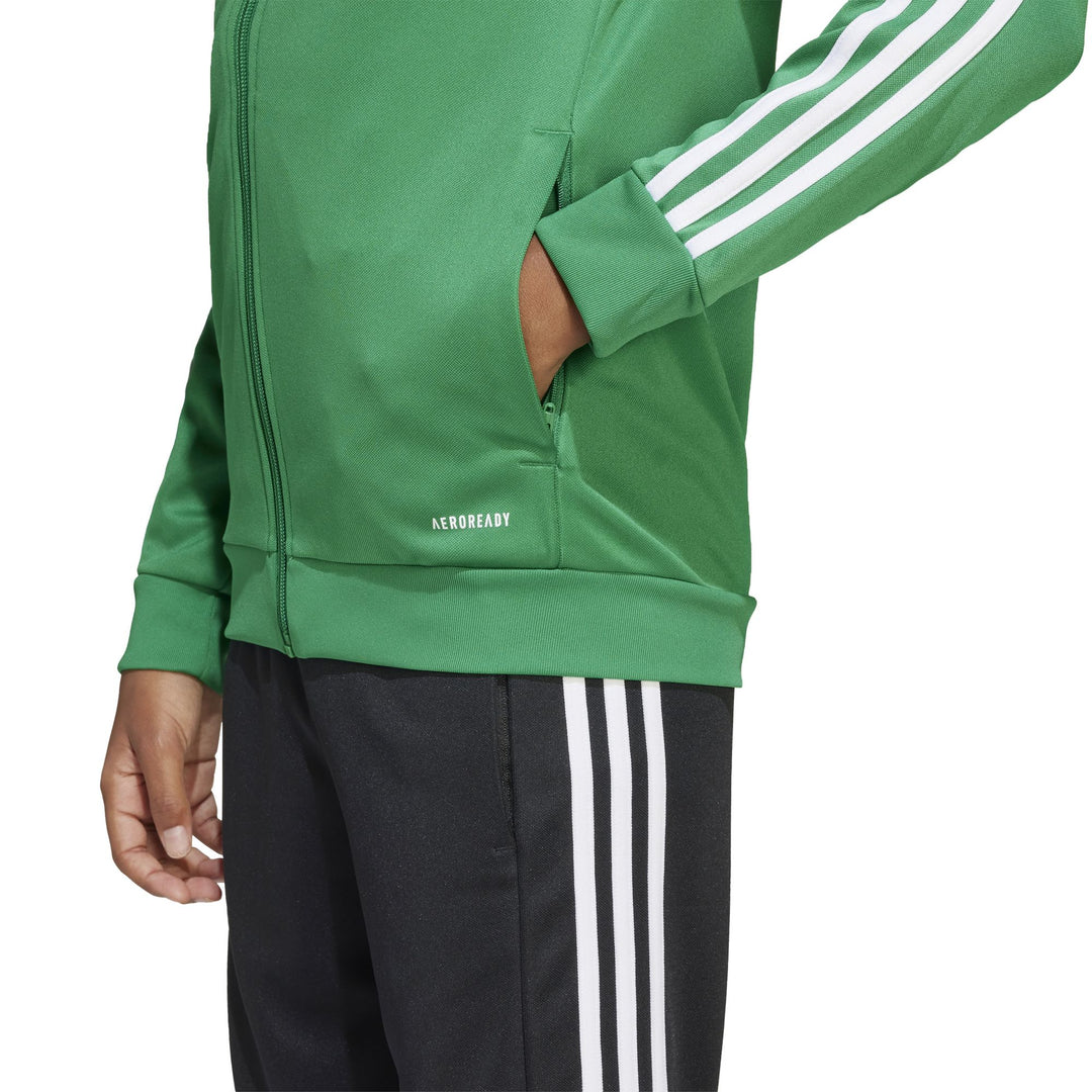 adidas Squadra 25 Hood Y Kinder - teagrn/white