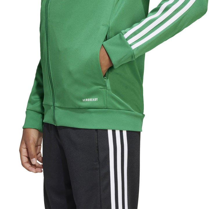 adidas Squadra 25 Hood Y Kinder - teagrn/white
