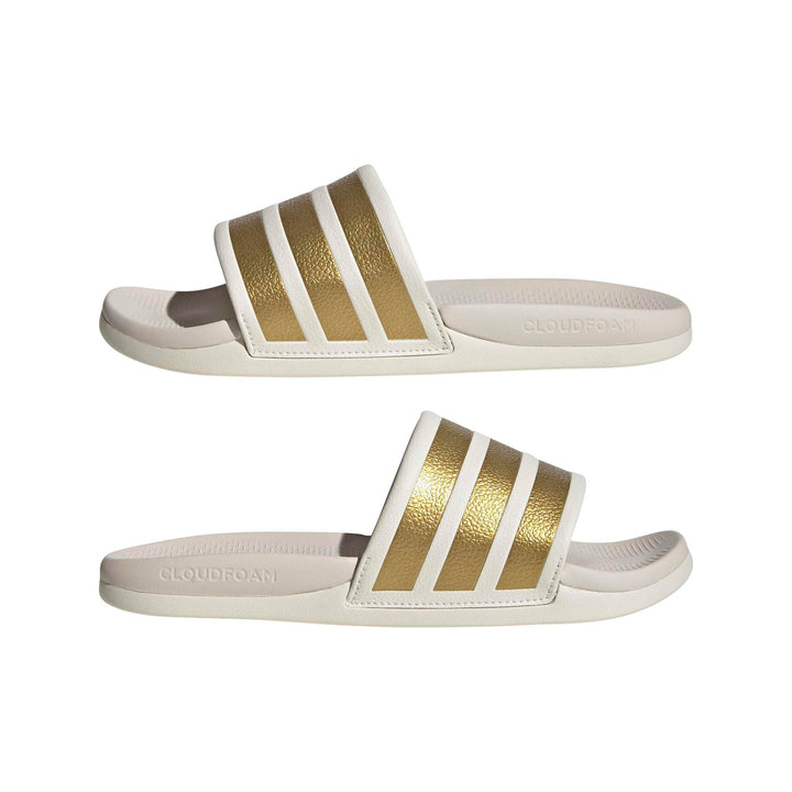 adidas Adilette Comfort 2.0 - owhite/goldmt/cwhite
