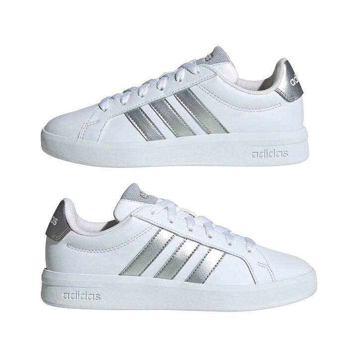 adidas Grand Court 3.0 J - ftwwht/silvmt/silvmt