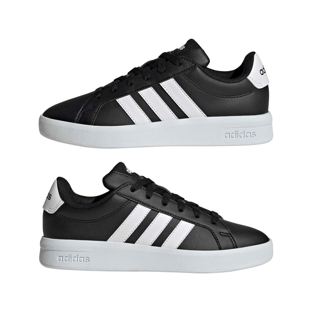 adidas Grand Court 3.0 J - cblack/ftwwht/ftwwht
