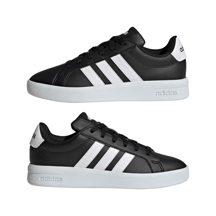 adidas Grand Court 3.0 J - cblack/ftwwht/ftwwht