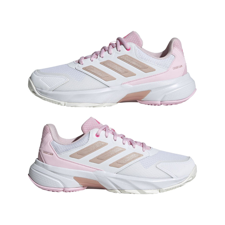 adidas Courtjam Control 3 W - ftwwht/silvmt/lucpnk
